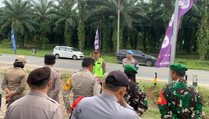 Polres Simalungun Siap Amankan Arus Lalu Lintas Jelang Natal dan Tahun Baru, Pos Pam III Sampuran Bersiaga