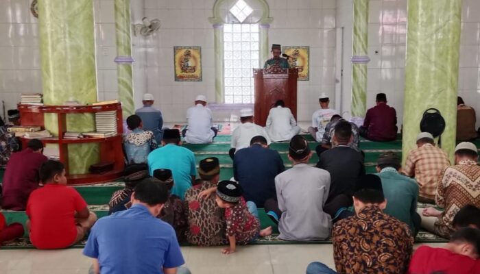 Rawat Kamtibmas Polsek Bosar Maligas Gelar Jumat Curhat dan SAPARI IBADAH