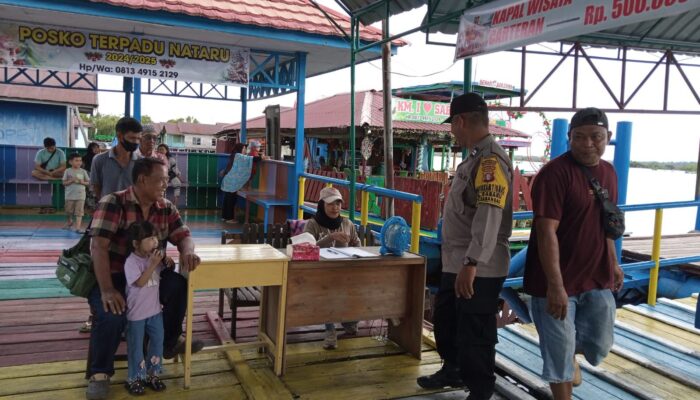 Polsek Sabangau Gelar Patroli Dialogis untuk Kondusivitas di Objek Wisata Air Hitam