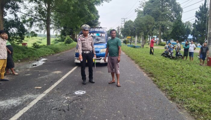 Kerja Sama Apik Unit Gakkum Sat Lantas Polres Simalungun dan Masyarakat Selamatkan Korban Kecelakaan