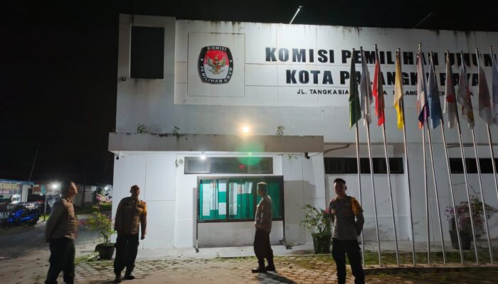 Polresta Palangka Raya Tugaskan Anggota Pam Kantor KPU