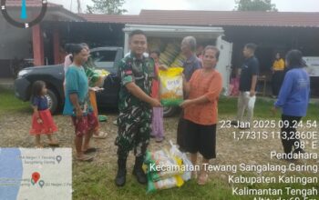 Babinsa Koramil 1019-06/Plm Hadiri Bazar Gerakan Pangan Murah