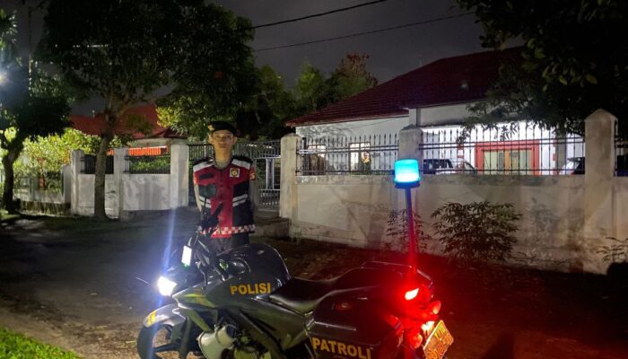 Jaga Kamtibmas, Satsamapta Polresta Palangka Raya Gelar Patroli