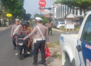 Sat Lantas Polres Simalungun Gelar Patroli Sampaikan Himbauan Antisipasi Kecelakaan dan Balap Liar di Akhir Pekan