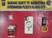 Ringkus Pemuda Inisial RJ, Satresnarkoba Polresta Palangka Raya Sita Paket Diduga Sabu Seberat 5,06 Gram