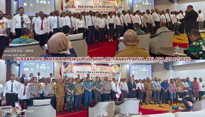 DPW SKKP Tanah Papua Resmi Terbentuk, Dr. John Manangsang Wally Dilantik Jadi Ketua
