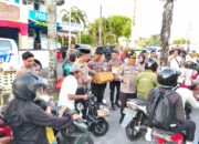 Takjil Polresta Palangka Raya di Bundaran Besar Diserbu Masyarakat