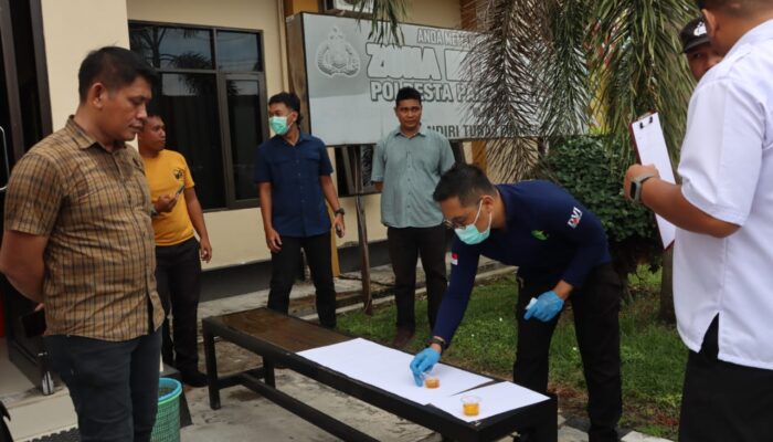 Tes Urine Puluhan Personel, Kapolresta Palangka Raya: Semua Hasil Tes Dinyatakan Negatif Narkotika