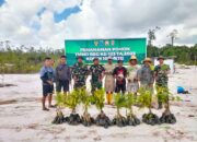 Satgas TMMD Reg ke-123 Kodim 1019/Katingan Gelar Aksi penghijauan di Lokasi TMMD 