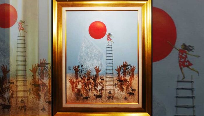 Lukisan Sarkastik tentang IKN Dipamerkan di Jakarta, Simbol Impian atau Krisis