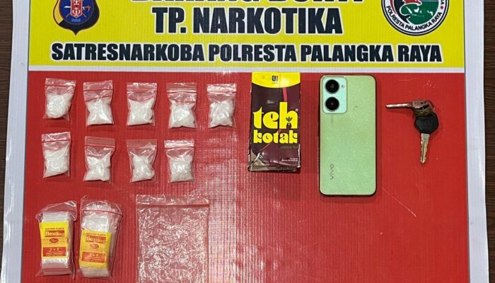 Satresnarkoba Polresta Palangka Raya Ungkap Peredaran Sabu Seberat 45,49 Gram di Lapas Kelas IIA