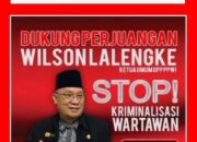 PPWI Serukan Perlindungan Wartawan dari Kriminalisasi, Kebebasan Pers adalah Pilar Demokrasi  