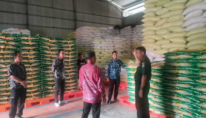 Dukung Jaga Ketahanan Pangan, Kodim 1016/Plk Berikan Pendampingan Serapan Beras