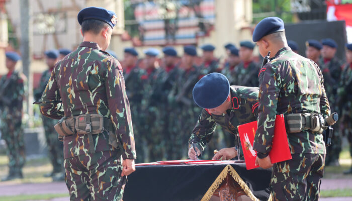 Sertijab dipimpin Kapolda, Kombes Pol Irwan Jaya Resmi Jabat Dansatbrimob Polda Kalteng