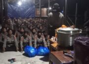 Polsek Bukit Batu Laksanakan Patroli Pengamanan Pembaretan Bintara Remaja Ditsamapta Polda Kalteng