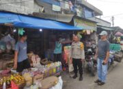 Patroli Dialogis, Personel Pos Pol Pasar Besar Sapa Warga dan Pedagang Pasar