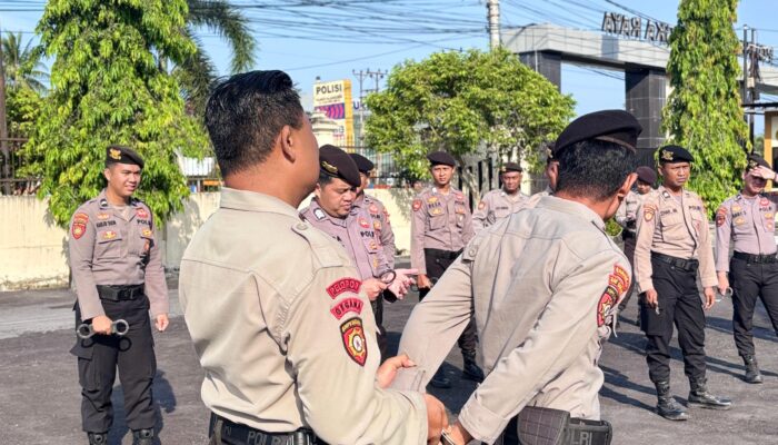 Asah Kemampuan Personel, Satsamapta Polresta Palangka Raya Latih Teknik Penggunaan Borgol