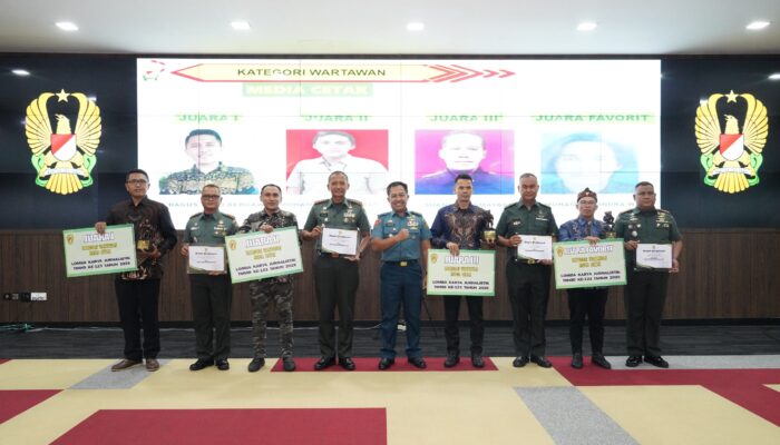 Kodim Baru Ukir Prestasi, Raih Juara 3 Lomba Karya Jurnalistik (LKJ) TMMD Tingkat Nasional