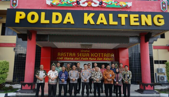 Perkuat Kolaborasi, Kakanwil Ditjenpas Kalteng Audiensi Bersama Kapolda Kalteng