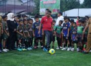 Dukung Sepak Bola di Palangka Raya, Kasdim 1016/Plk Hadiri Pembukaan Liga 1 dan Liga Usia Dini ASKOT PSSI Palangka Raya