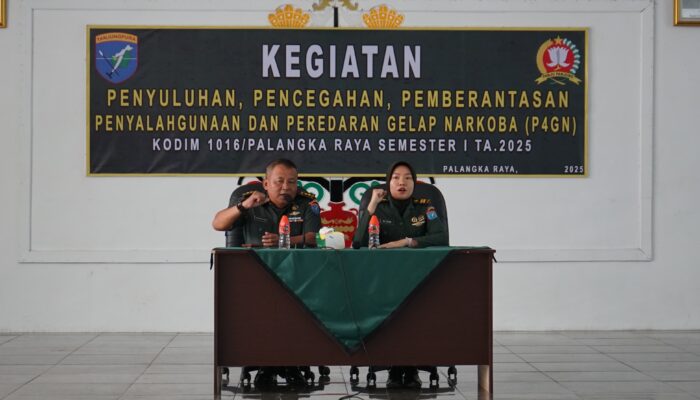 Perangi Narkoba, Kodim 1016/Plk Gelar Penyuluhan ,Pencegahan Pemberantasan, Penyalahgunaan dan Peredaran Gelap Narkoba