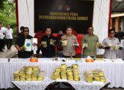 Polda Sumut Gagalkan Peredaran 100 Kg Sabu Dalam Bungkus Kopi, Empat Tersangka dan Dua DPO Terlibat