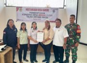 Babinsa Hadiri Musdes Pembentukan Pengurus Koperasi Merah Putih di Desa Tajah Antang