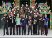 Kasdim 1016/Plk Hadiri Upacara Peringatan Hari Jadi Ke-68 Provinsi Kalimantan Tengah Tahun 2025