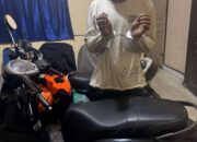 Polsek Lima Puluh Amankan Pria Diduga Larikan Motor Tetangga