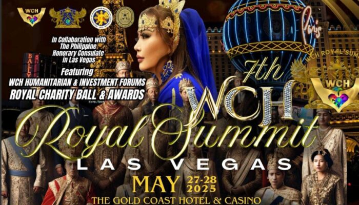 Senator Maya Rumantir attended the 7th WCH ROYAL SUMMIT in Las Vegas