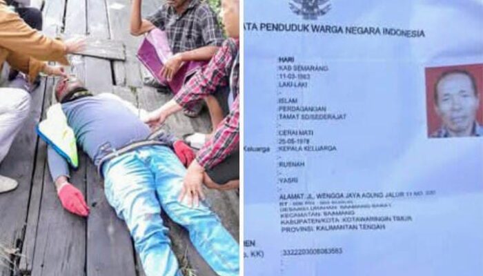 Warga Kotim Berduka, Pria Paruh Baya Pengatur Lalulintas Diduga Ketabrak Pengendara Motor