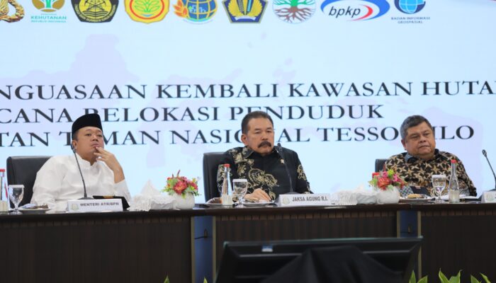 Jaksa Agung Soroti Kompleksitas Permasalahan Taman Nasional Tesso Nilo Dalam Rapat Satgas PKH