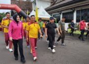 Dandim 1015/Sampit Hadiri Olahraga Bersama, Sambut HUT Bhayangkara Ke-79