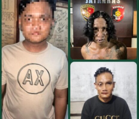 Unit Jatanras Polresta Palangka Raya Ungkap Kasus Pencurian HP, Tiga Pelaku Diamankan