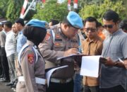 Waspers Apel Pagi, Sipropam Polresta Palangka Raya Cek Absensi Personel Seluruh Satfung