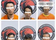 6 Pria Diringkus Satres Narkoba Polres Batu Bara Diduga Hendak Pesta Sabu