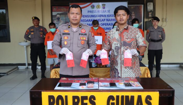 Gempur Peredaran Narkoba, Polres Gumas Tangkap 16 Tersangka dan Selamatkan 1.100 Jiwa dalam 7 Bulan Terakhir
