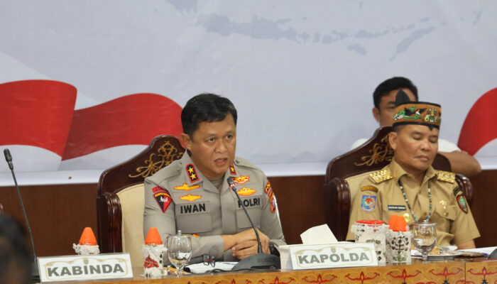Rakor Bersama Gubernur, Kapolda Komitmen Dukung Percepatan Program Cetak Sawah dan Optimalisasi Lahan di Kalteng