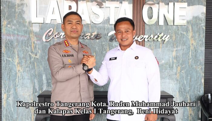 Lapas Kelas I Tangerang Terima Kunjungan Kerja Kapolres Metro Tangerang