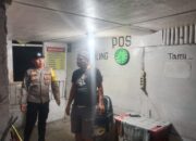 Polsek Siantar Utara Sambangi Pos siskamling Jalan Tanah Jawa Sampaikan Himbauan Kamtibmas