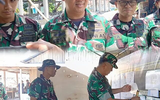 Dandim 1307/Poso Terjun Ke Lapangan, Pantau Secara Langsung Perkembangan Situasi Pasca Gempa 6,0 SR di Poso Pesisir