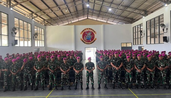 Kunjungan Kerja dan Pasmar 1 ke Satuan TNI AL Wilayah Sumatera Utara