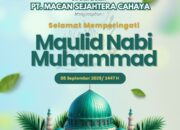 Direksi Staff Dan Segenap Jajaran PT.Macan Sejahtera Cahaya Mengucapkan