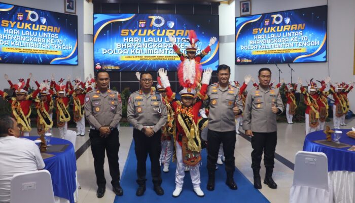 Ditlantas Polda Kalteng Gelar Syukuran Hari Lalu Lintas Bhayangkara ke-70