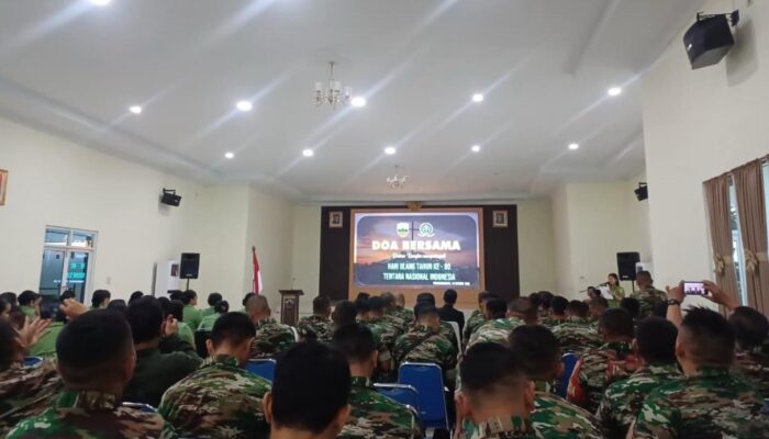 Doa Bersama Lintas Agama Warnai Peringatan HUT TNI Ke-80 di Korem 022/PT dan Kodim 0207/Simalungun