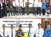 Penandatanganan Kerja Sama, Antara Kejari Bandar Lampung Dengan PT BRI Tanjung Karang dan BRI BO Teluk Betung