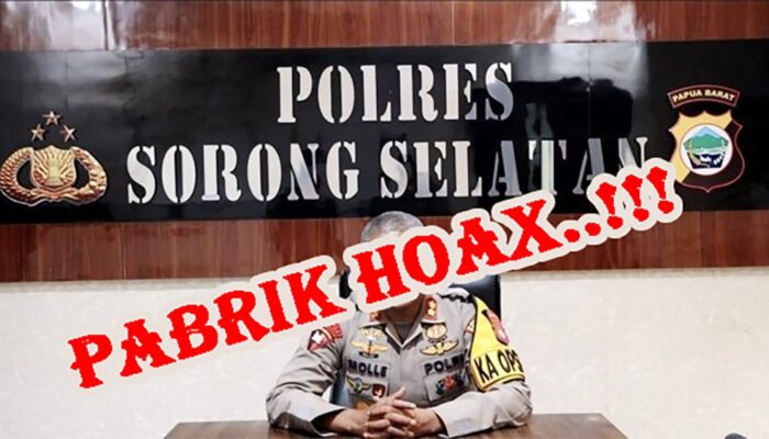 Kontroversi Putusan Prapid Kasus Tongkang di PN Sorong, Polres Sorong Selatan Diduga Produksi Hoaks