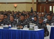 Komandan Pasmar 1 Ikuti Apel Komandan Satuan Jajaran TNI Angkatan Laut 