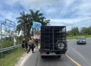 Tanggap Lakalantas, Piket Polsek Sabangau Amankan TKP di Kalampangan