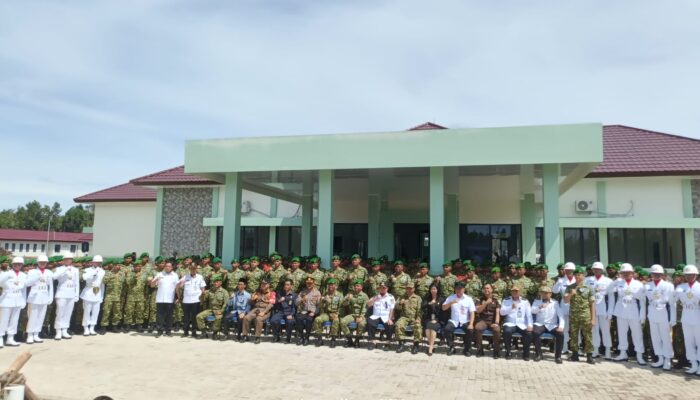Bupati Dan wakil Bupati Menghadiri Acara Tradisi Masuk Satuan Yonif TP 831/Penunjung Tarung 